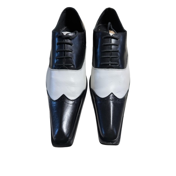 Zota classic Other - Zota Classic Two-Tone Wingtip Oxfords Black & White Leather Shoes Size 9.5